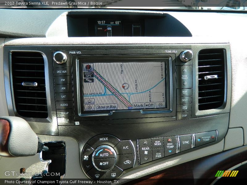 Predawn Gray Mica / Bisque 2012 Toyota Sienna XLE