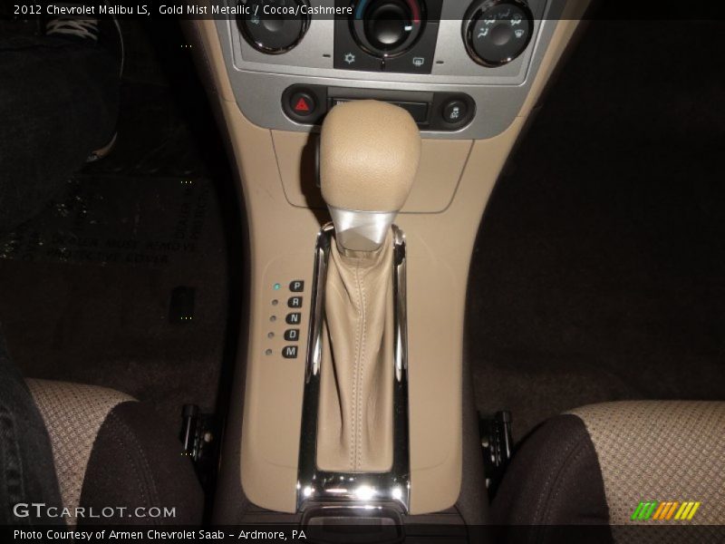 Gold Mist Metallic / Cocoa/Cashmere 2012 Chevrolet Malibu LS