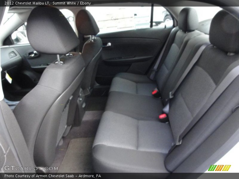Summit White / Ebony 2012 Chevrolet Malibu LT