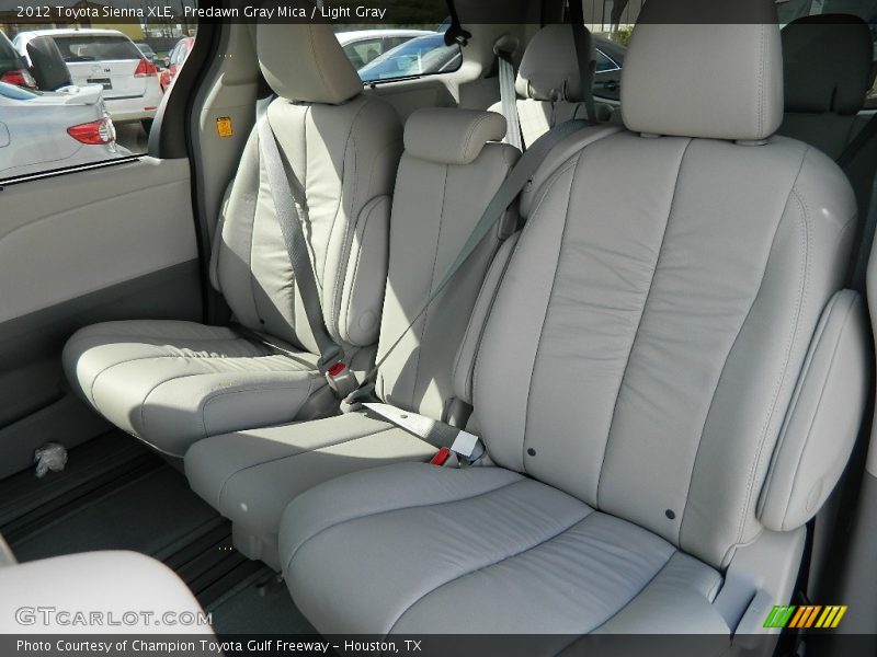 Predawn Gray Mica / Light Gray 2012 Toyota Sienna XLE