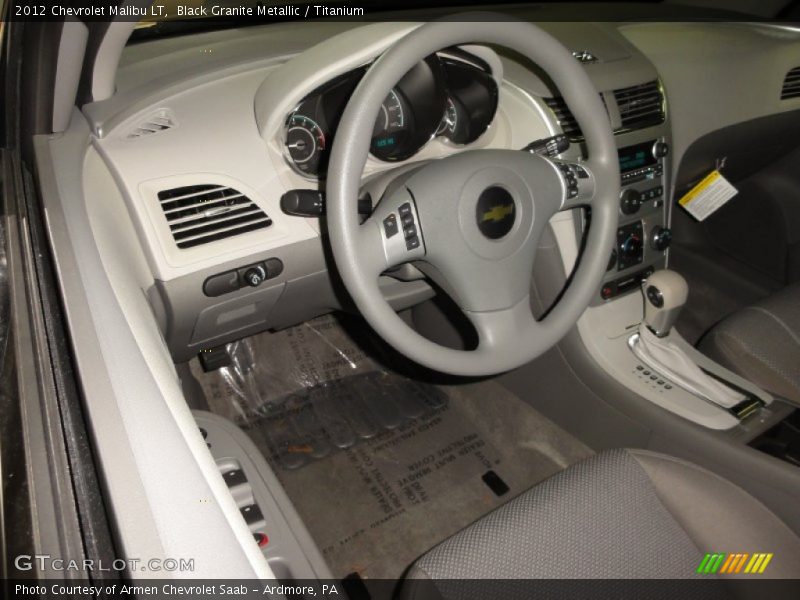 Black Granite Metallic / Titanium 2012 Chevrolet Malibu LT
