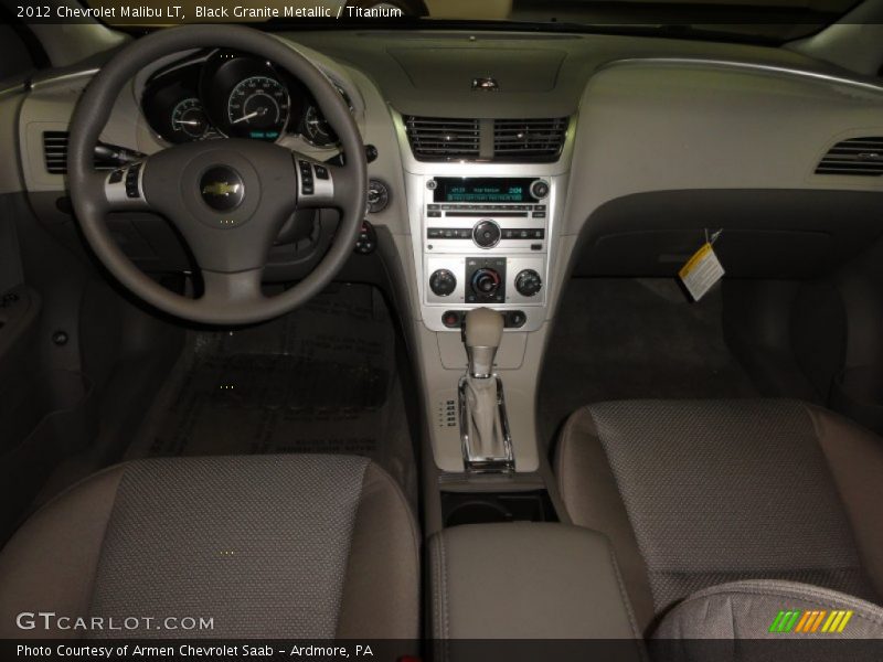 Black Granite Metallic / Titanium 2012 Chevrolet Malibu LT