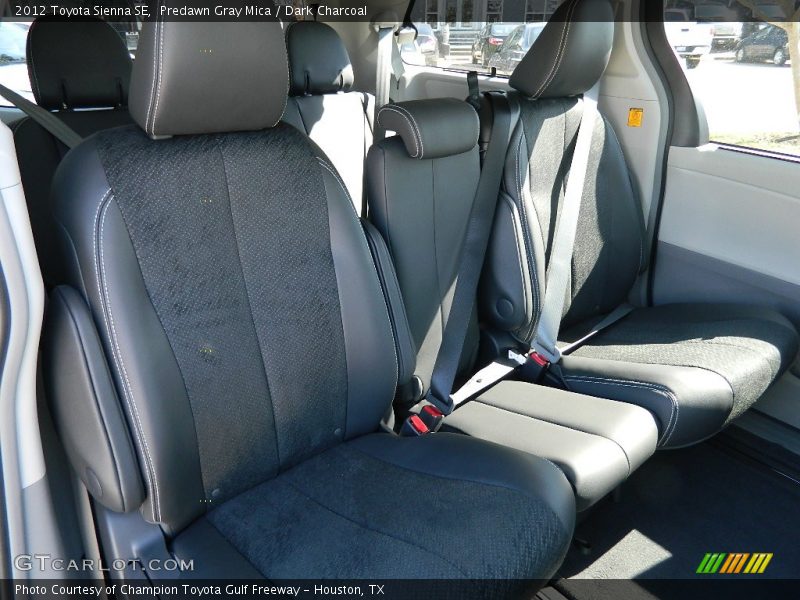 Predawn Gray Mica / Dark Charcoal 2012 Toyota Sienna SE