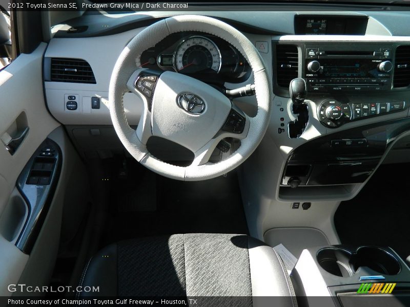 Predawn Gray Mica / Dark Charcoal 2012 Toyota Sienna SE