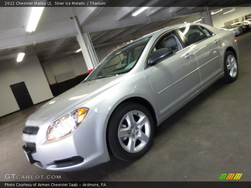 Silver Ice Metallic / Titanium 2012 Chevrolet Malibu LS