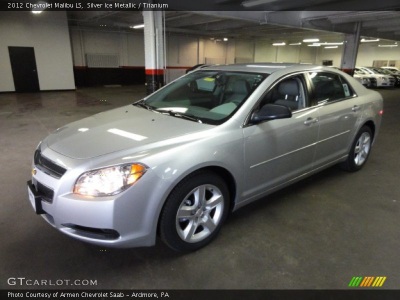 Silver Ice Metallic / Titanium 2012 Chevrolet Malibu LS