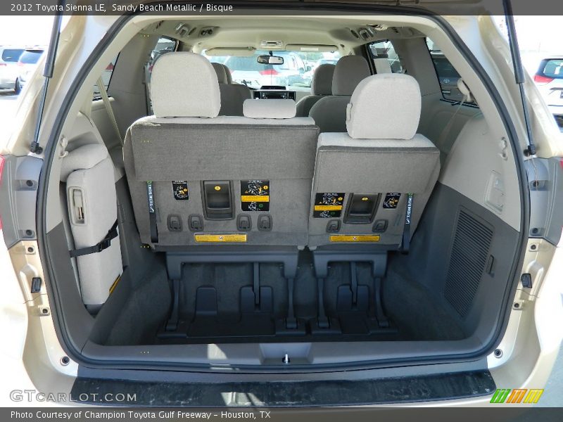 Sandy Beach Metallic / Bisque 2012 Toyota Sienna LE