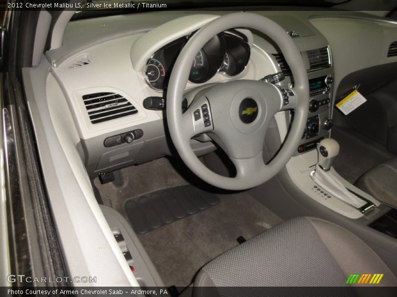 Silver Ice Metallic / Titanium 2012 Chevrolet Malibu LS