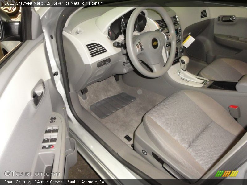 Silver Ice Metallic / Titanium 2012 Chevrolet Malibu LS