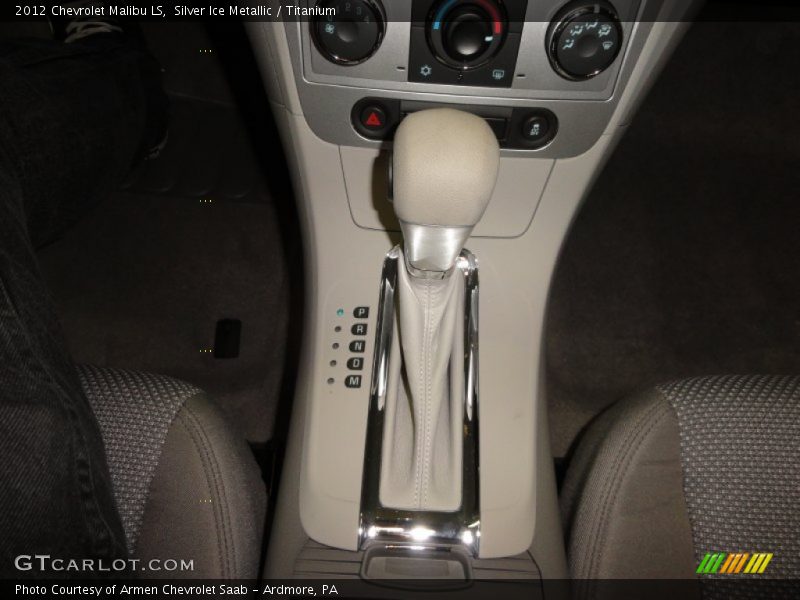 Silver Ice Metallic / Titanium 2012 Chevrolet Malibu LS