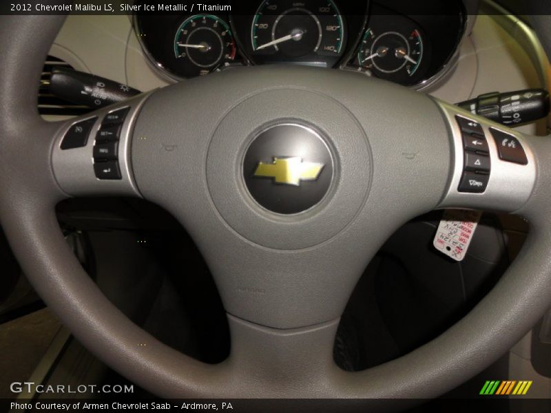 Silver Ice Metallic / Titanium 2012 Chevrolet Malibu LS