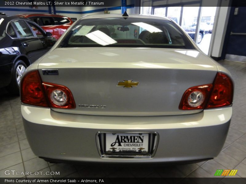 Silver Ice Metallic / Titanium 2012 Chevrolet Malibu LT