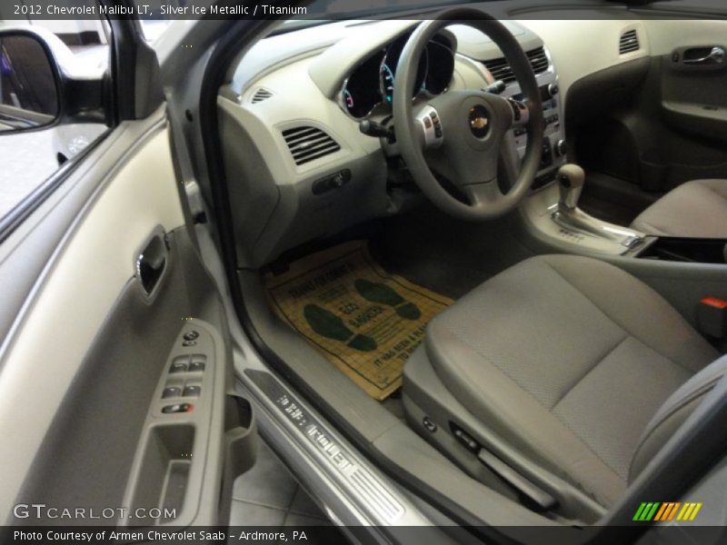 Silver Ice Metallic / Titanium 2012 Chevrolet Malibu LT