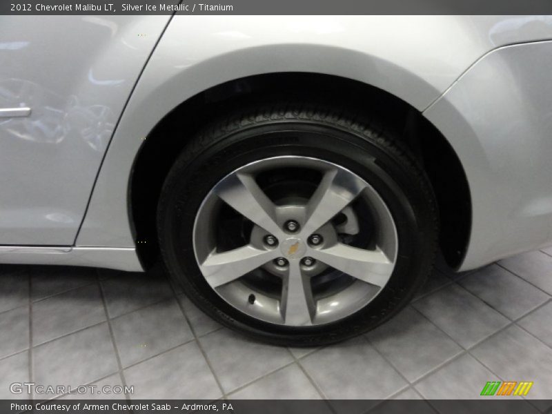 Silver Ice Metallic / Titanium 2012 Chevrolet Malibu LT