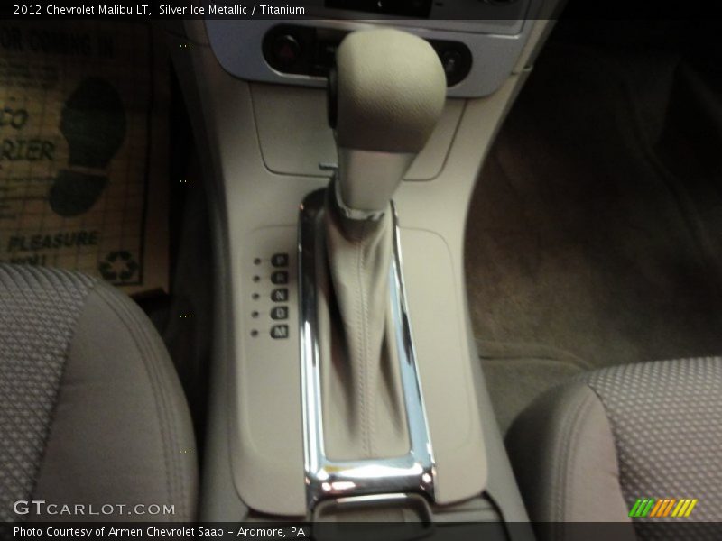 Silver Ice Metallic / Titanium 2012 Chevrolet Malibu LT