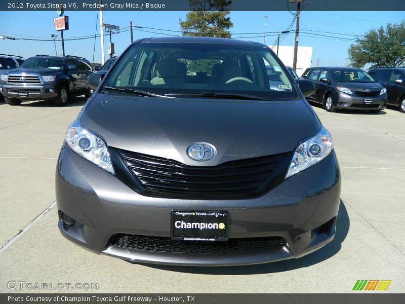 Predawn Gray Mica / Bisque 2012 Toyota Sienna V6
