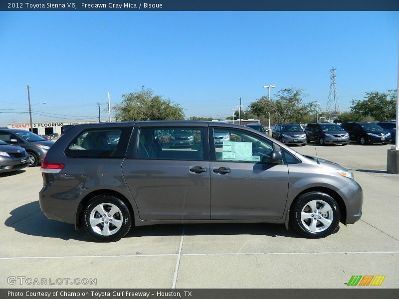 Predawn Gray Mica / Bisque 2012 Toyota Sienna V6