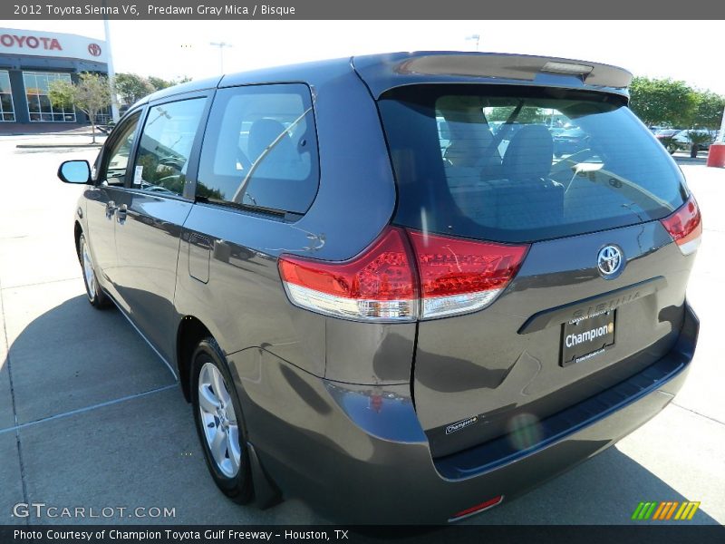 Predawn Gray Mica / Bisque 2012 Toyota Sienna V6