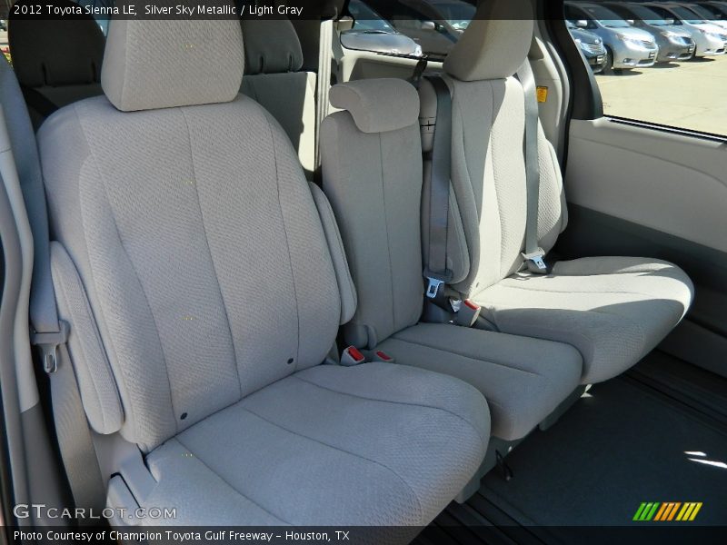 Silver Sky Metallic / Light Gray 2012 Toyota Sienna LE