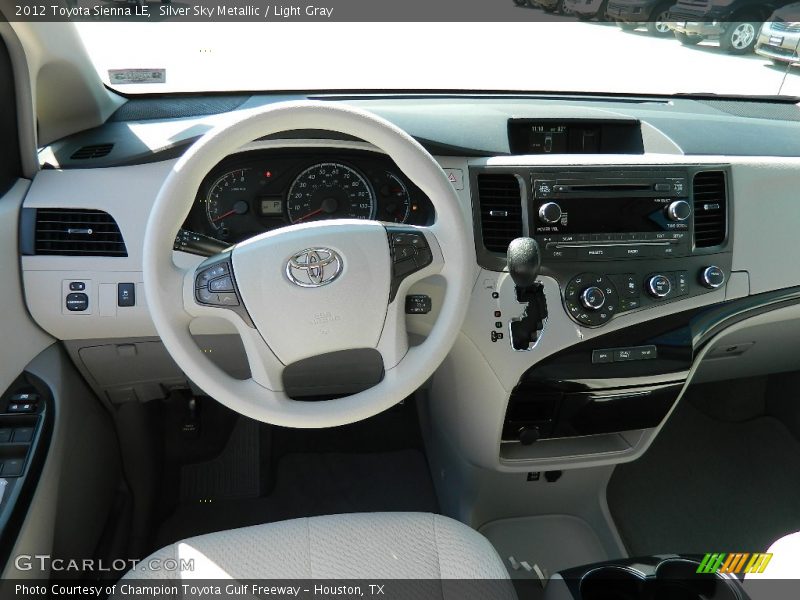 Silver Sky Metallic / Light Gray 2012 Toyota Sienna LE