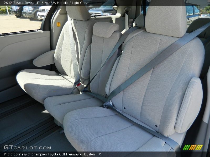 Silver Sky Metallic / Light Gray 2012 Toyota Sienna LE