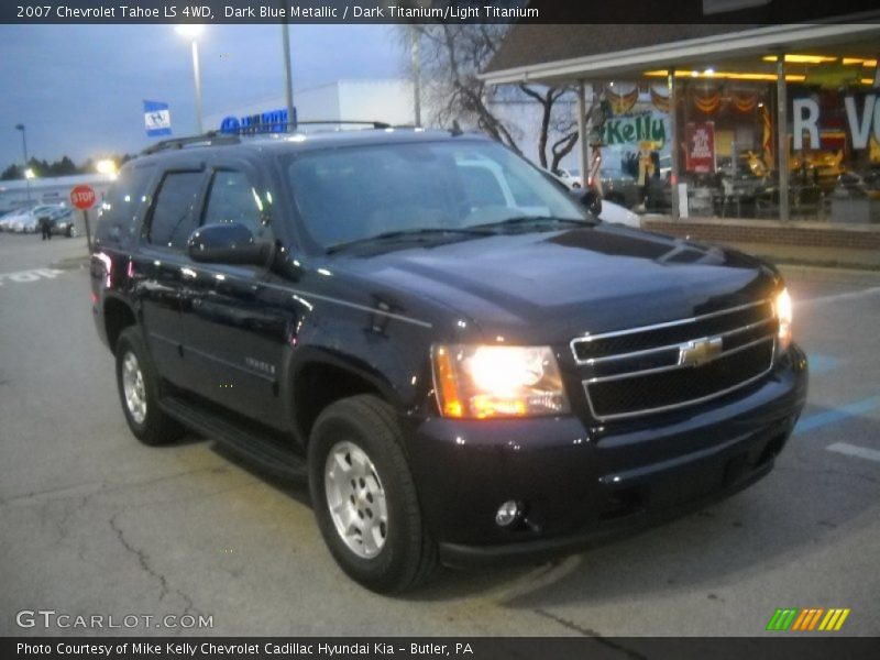 Dark Blue Metallic / Dark Titanium/Light Titanium 2007 Chevrolet Tahoe LS 4WD