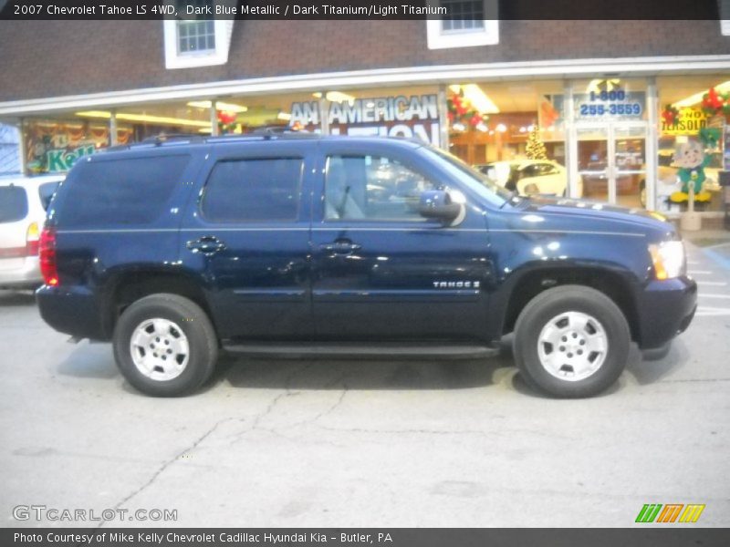 Dark Blue Metallic / Dark Titanium/Light Titanium 2007 Chevrolet Tahoe LS 4WD