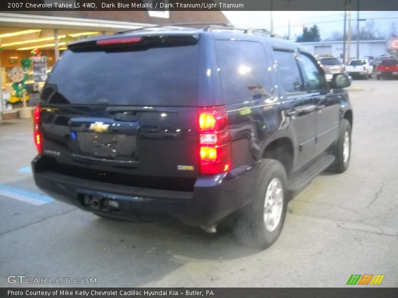 Dark Blue Metallic / Dark Titanium/Light Titanium 2007 Chevrolet Tahoe LS 4WD