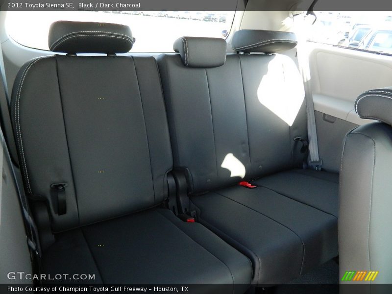 Black / Dark Charcoal 2012 Toyota Sienna SE