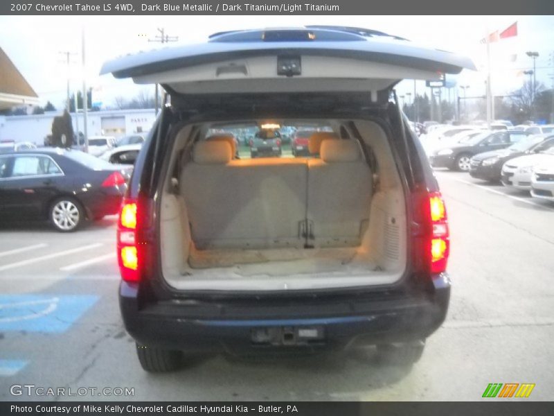 Dark Blue Metallic / Dark Titanium/Light Titanium 2007 Chevrolet Tahoe LS 4WD