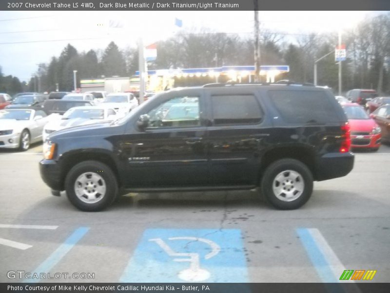 Dark Blue Metallic / Dark Titanium/Light Titanium 2007 Chevrolet Tahoe LS 4WD