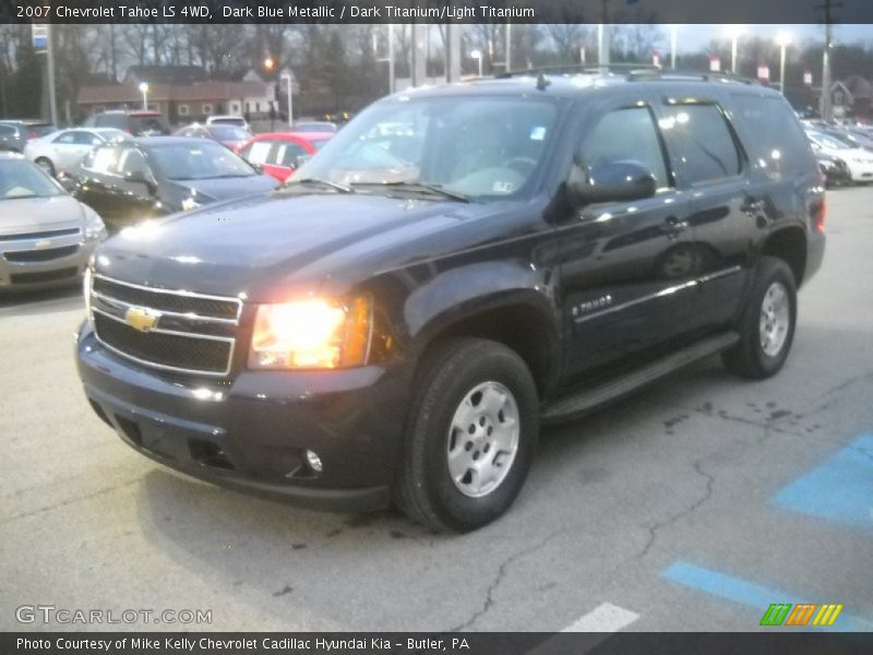 Dark Blue Metallic / Dark Titanium/Light Titanium 2007 Chevrolet Tahoe LS 4WD