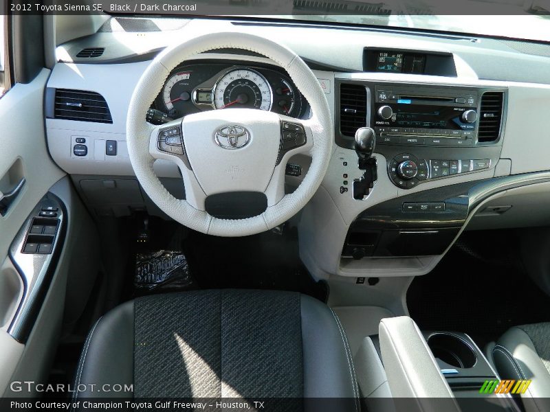 Black / Dark Charcoal 2012 Toyota Sienna SE