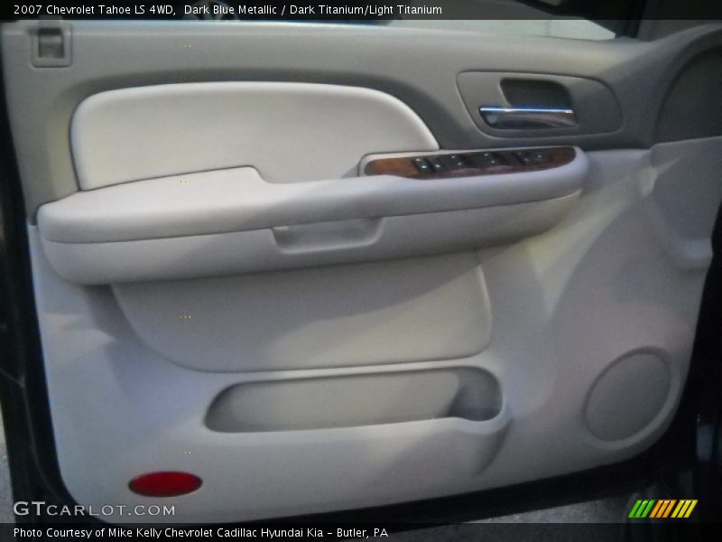 Dark Blue Metallic / Dark Titanium/Light Titanium 2007 Chevrolet Tahoe LS 4WD