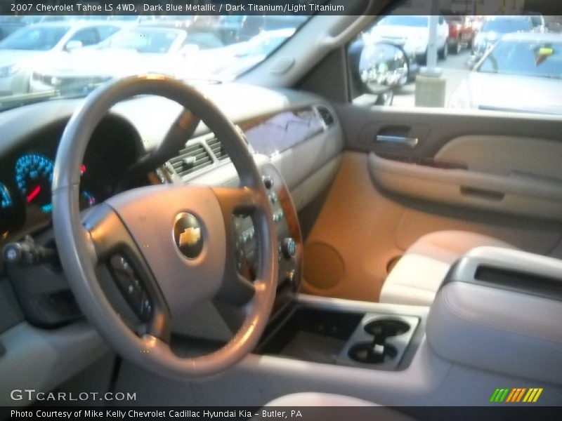 Dark Blue Metallic / Dark Titanium/Light Titanium 2007 Chevrolet Tahoe LS 4WD