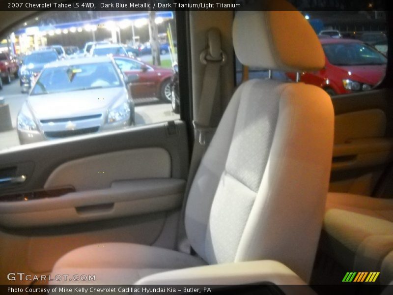 Dark Blue Metallic / Dark Titanium/Light Titanium 2007 Chevrolet Tahoe LS 4WD