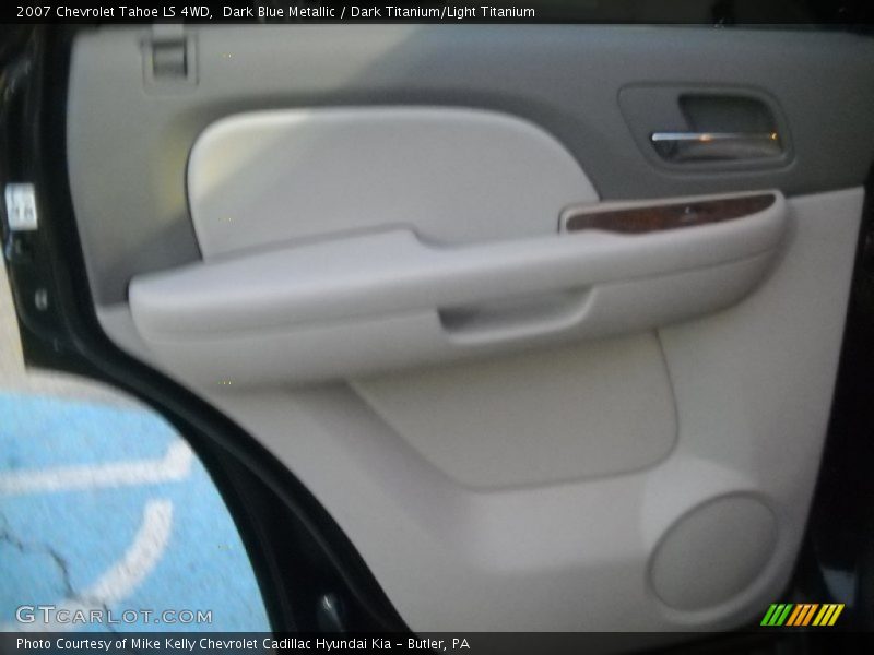 Dark Blue Metallic / Dark Titanium/Light Titanium 2007 Chevrolet Tahoe LS 4WD