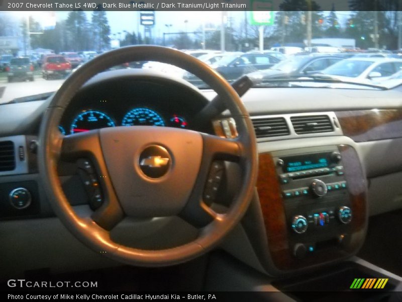 Dark Blue Metallic / Dark Titanium/Light Titanium 2007 Chevrolet Tahoe LS 4WD