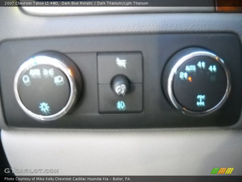 Dark Blue Metallic / Dark Titanium/Light Titanium 2007 Chevrolet Tahoe LS 4WD