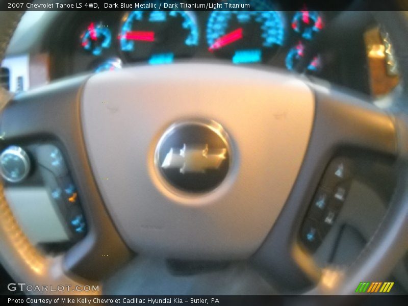 Dark Blue Metallic / Dark Titanium/Light Titanium 2007 Chevrolet Tahoe LS 4WD