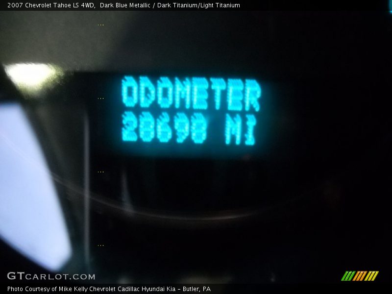 Dark Blue Metallic / Dark Titanium/Light Titanium 2007 Chevrolet Tahoe LS 4WD