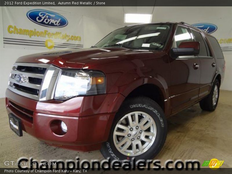 Autumn Red Metallic / Stone 2012 Ford Expedition Limited