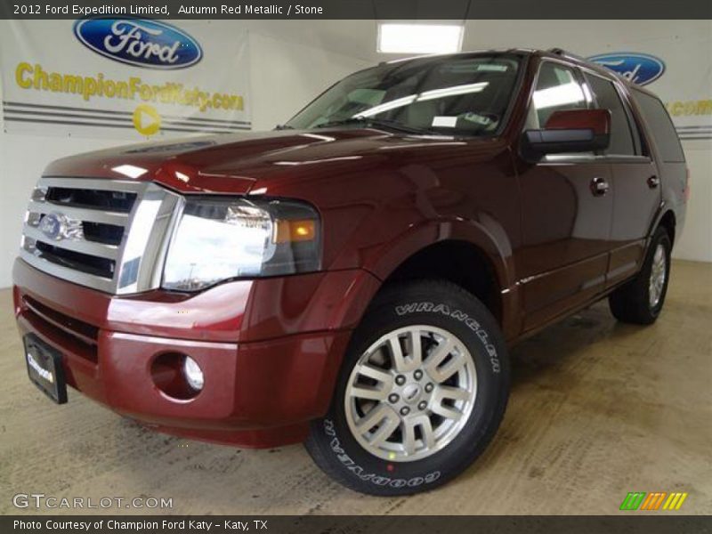 Autumn Red Metallic / Stone 2012 Ford Expedition Limited