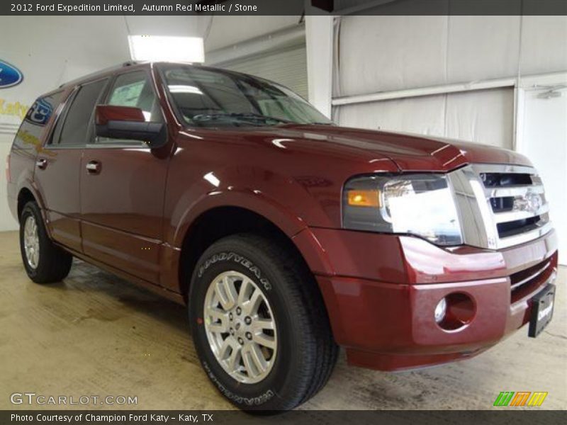 Autumn Red Metallic / Stone 2012 Ford Expedition Limited
