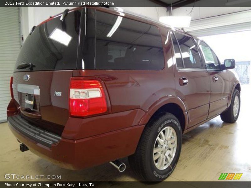 Autumn Red Metallic / Stone 2012 Ford Expedition Limited