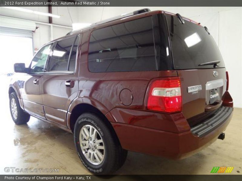 Autumn Red Metallic / Stone 2012 Ford Expedition Limited