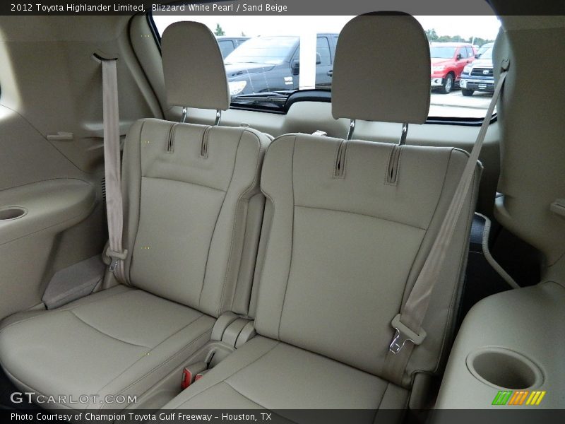 Blizzard White Pearl / Sand Beige 2012 Toyota Highlander Limited