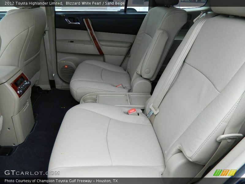 Blizzard White Pearl / Sand Beige 2012 Toyota Highlander Limited
