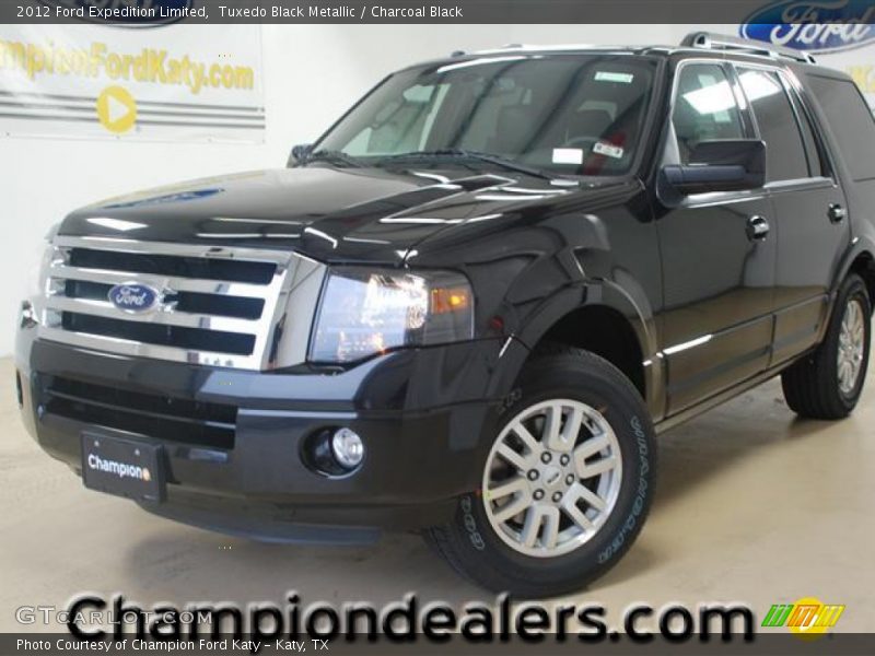 Tuxedo Black Metallic / Charcoal Black 2012 Ford Expedition Limited