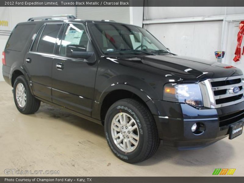 Tuxedo Black Metallic / Charcoal Black 2012 Ford Expedition Limited